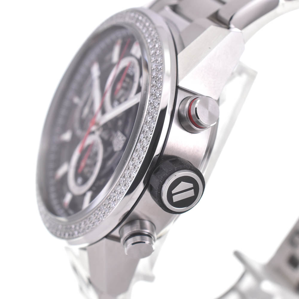 with paper TAG HEUER Carrera CAR201P Caliber Heuer 01 Diamond Bezel Black / skeleton Dial Automatic Men's
 Watch B#141941