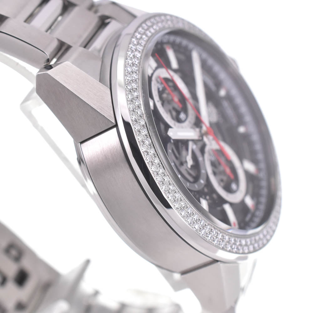 with paper TAG HEUER Carrera CAR201P Caliber Heuer 01 Diamond Bezel Black / skeleton Dial Automatic Men's
 Watch B#141941