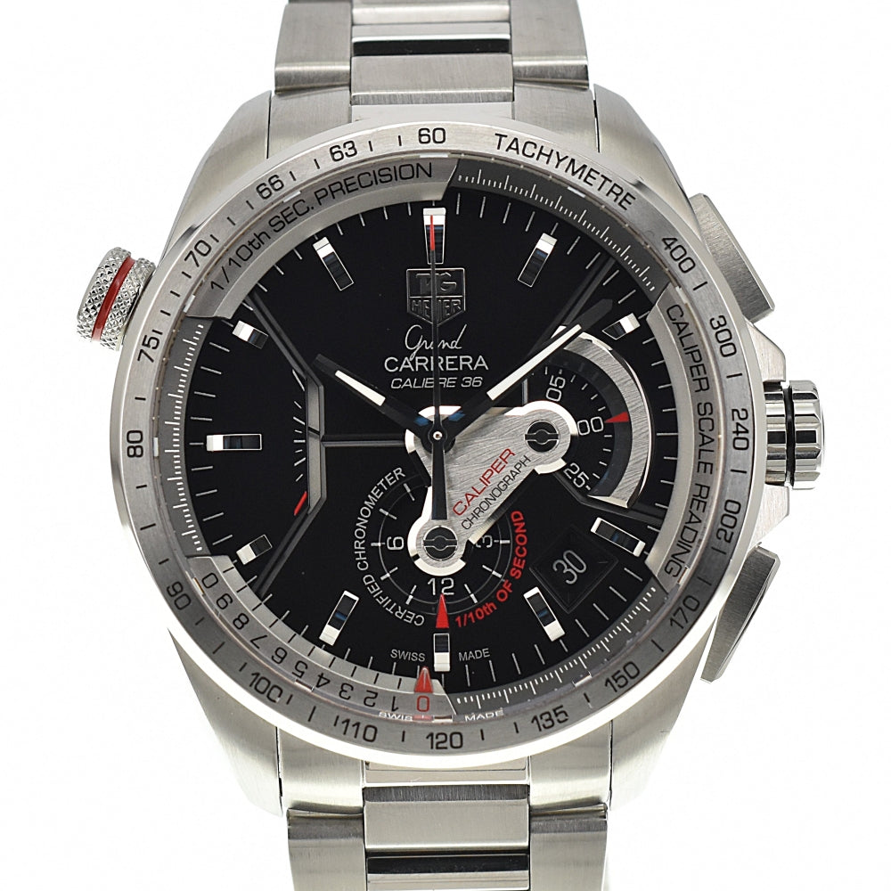 TAG HEUER Grand Carrera Caliber 36 CAV5115 Chronograph Date black Dial Automatic Men's
 Watch B#141943