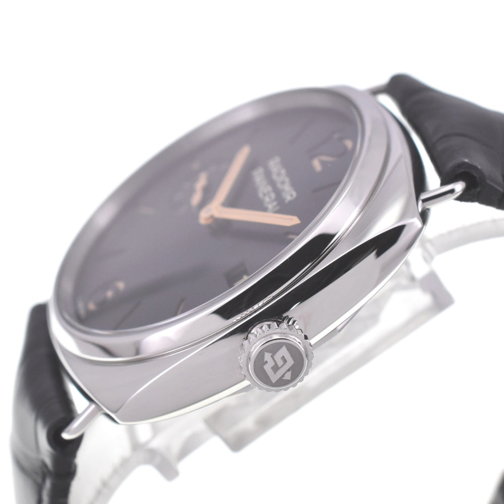 with paper PANERAI Radiomir Quaranta PAM01572 Small second date black Dial Automatic Men's
 Watch B#141972