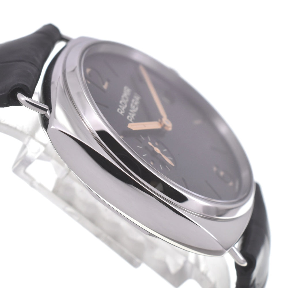 with paper PANERAI Radiomir Quaranta PAM01572 Small second date black Dial Automatic Men's
 Watch B#141972