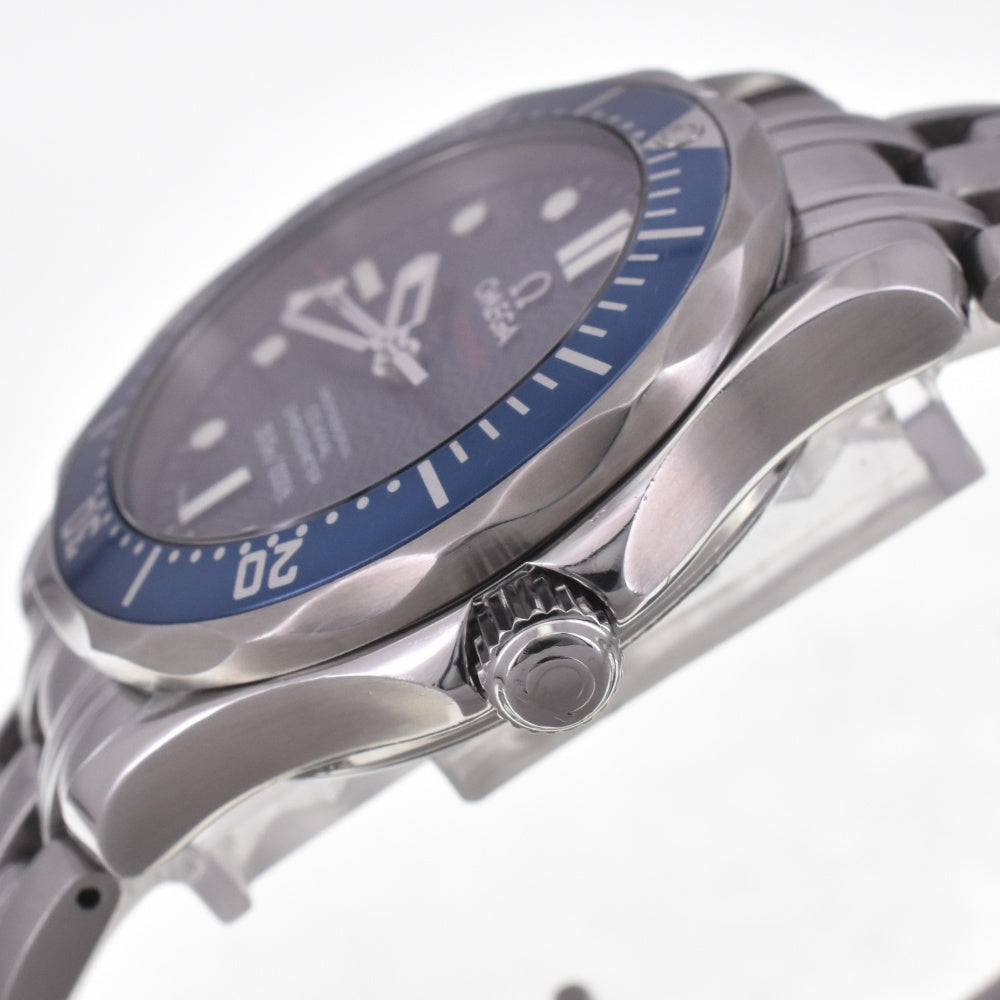 with paper OMEGA Seamaster 300M Co-Axial Chronometer 2222.80 blue Dial Automatic Boy's
 Watch H#141974