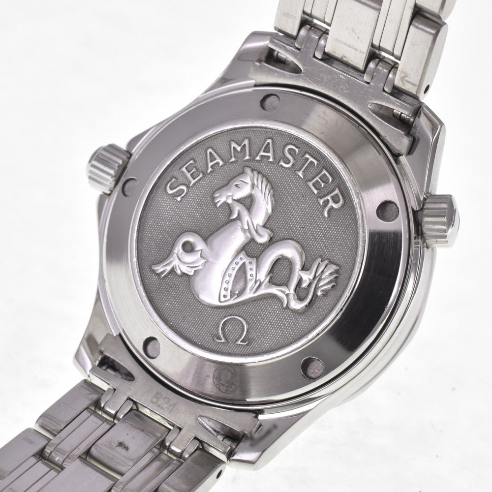 with paper OMEGA Seamaster 300M Co-Axial Chronometer 2222.80 blue Dial Automatic Boy's
 Watch H#141974