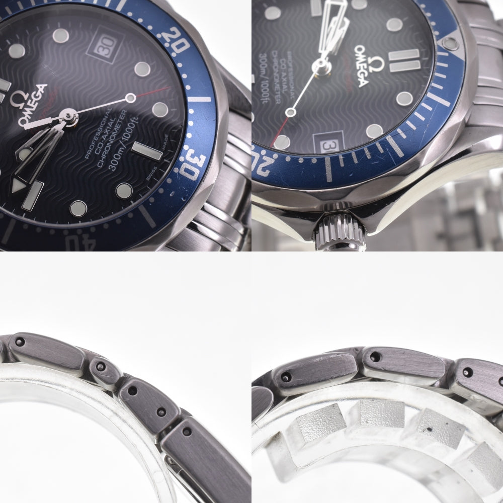 with paper OMEGA Seamaster 300M Co-Axial Chronometer 2222.80 blue Dial Automatic Boy's
 Watch H#141974