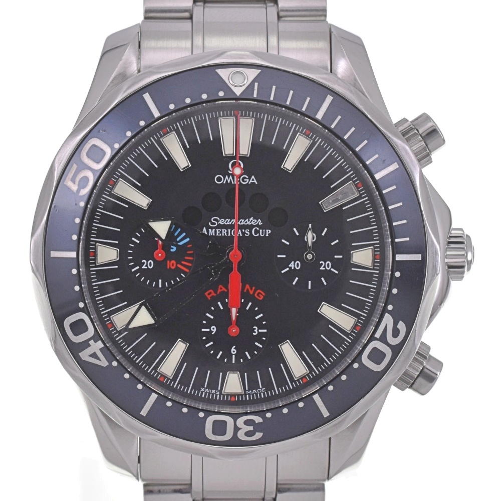 OMEGA Seamaster America's Cup Racing Chronograph 2569.50 black Dial Automatic Men's
 Watch D#141978