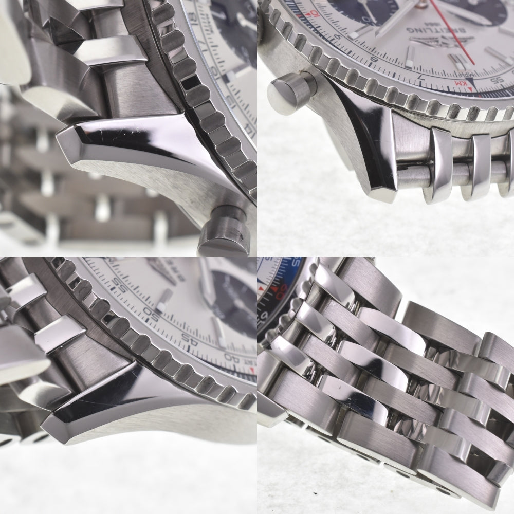 with paper BREITLING Navitimer 01 AB0138 Chronograph 43 Date Silver / Black Dial Automatic Men's
 Watch C#141981