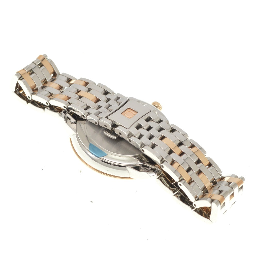 with paper OMEGA De Ville Prestige 424.25.37.20.52.001 Stainless Steel/K18RG/Diamond Silver Dial Automatic Men's
 Watch B#141994