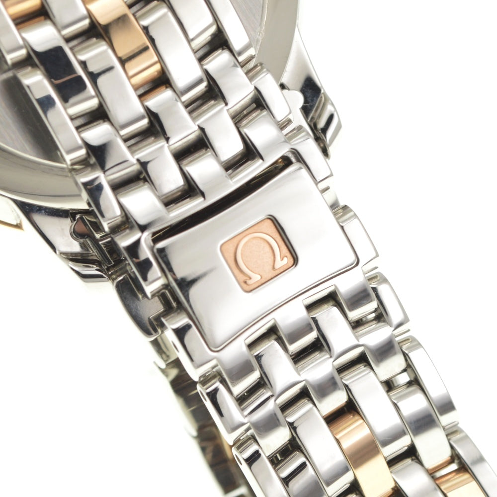 with paper OMEGA De Ville Prestige 424.25.37.20.52.001 Stainless Steel/K18RG/Diamond Silver Dial Automatic Men's
 Watch B#141994