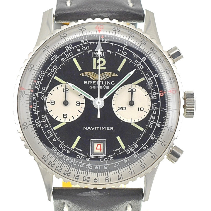 BREITLING Navi timer 7808 Chronograph Date Valjoux 7740 Black / Silver Dial Automatic Men's
 Watch B#141998