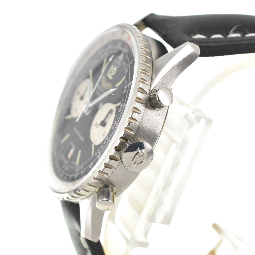 BREITLING Navi timer 7808 Chronograph Date Valjoux 7740 Black / Silver Dial Automatic Men's
 Watch B#141998