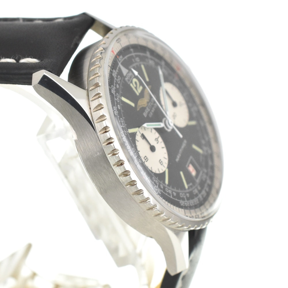 BREITLING Navi timer 7808 Chronograph Date Valjoux 7740 Black / Silver Dial Automatic Men's
 Watch B#141998