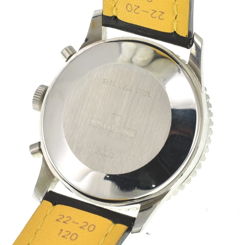 BREITLING Navi timer 7808 Chronograph Date Valjoux 7740 Black / Silver Dial Automatic Men's
 Watch B#141998