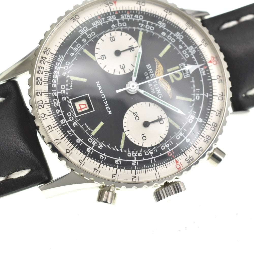 BREITLING Navi timer 7808 Chronograph Date Valjoux 7740 Black / Silver Dial Automatic Men's
 Watch B#141998