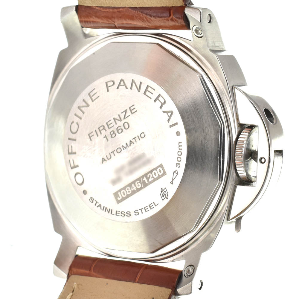 with paper PANERAI Luminor Marina PAM00049 Small second date white Dial Automatic Men's
 Watch E#142014
