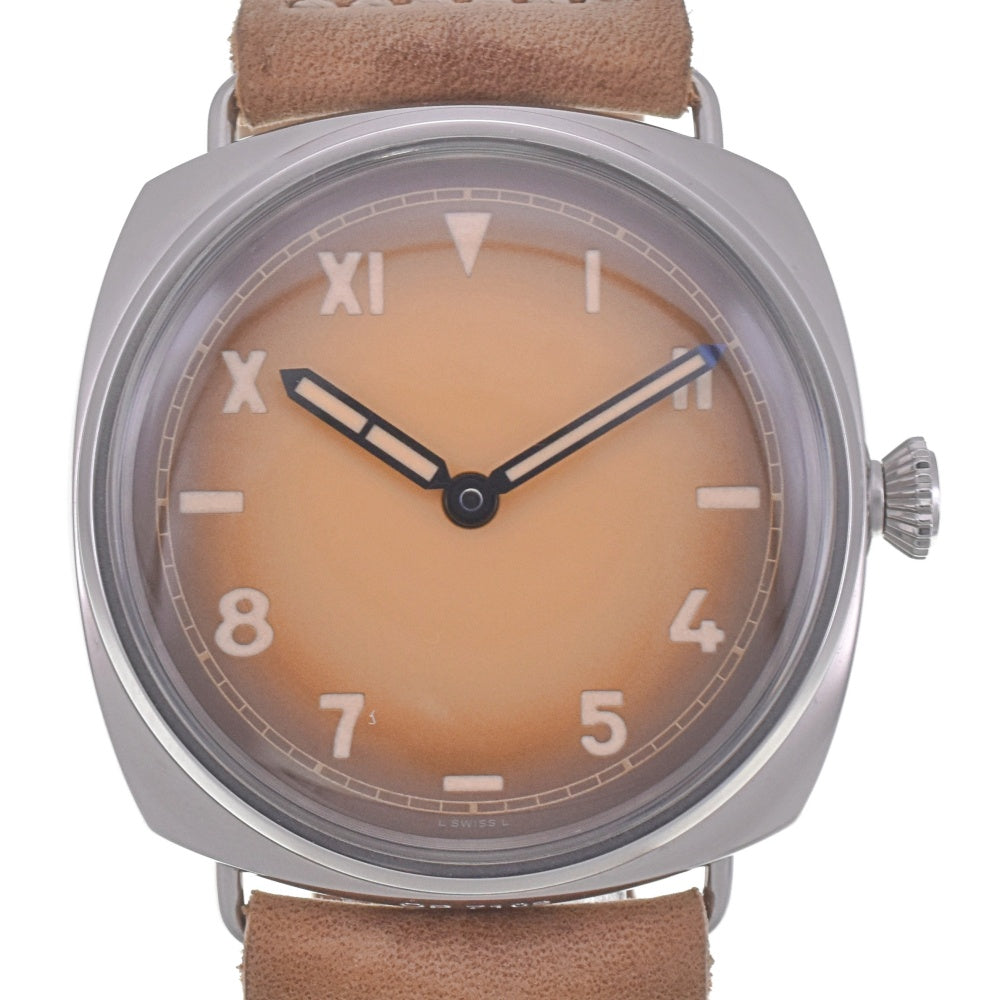 with paper PANERAI Radiomir California PAM00931 Brown gradation Dial Hand Winding Men's
 Watch C#142020