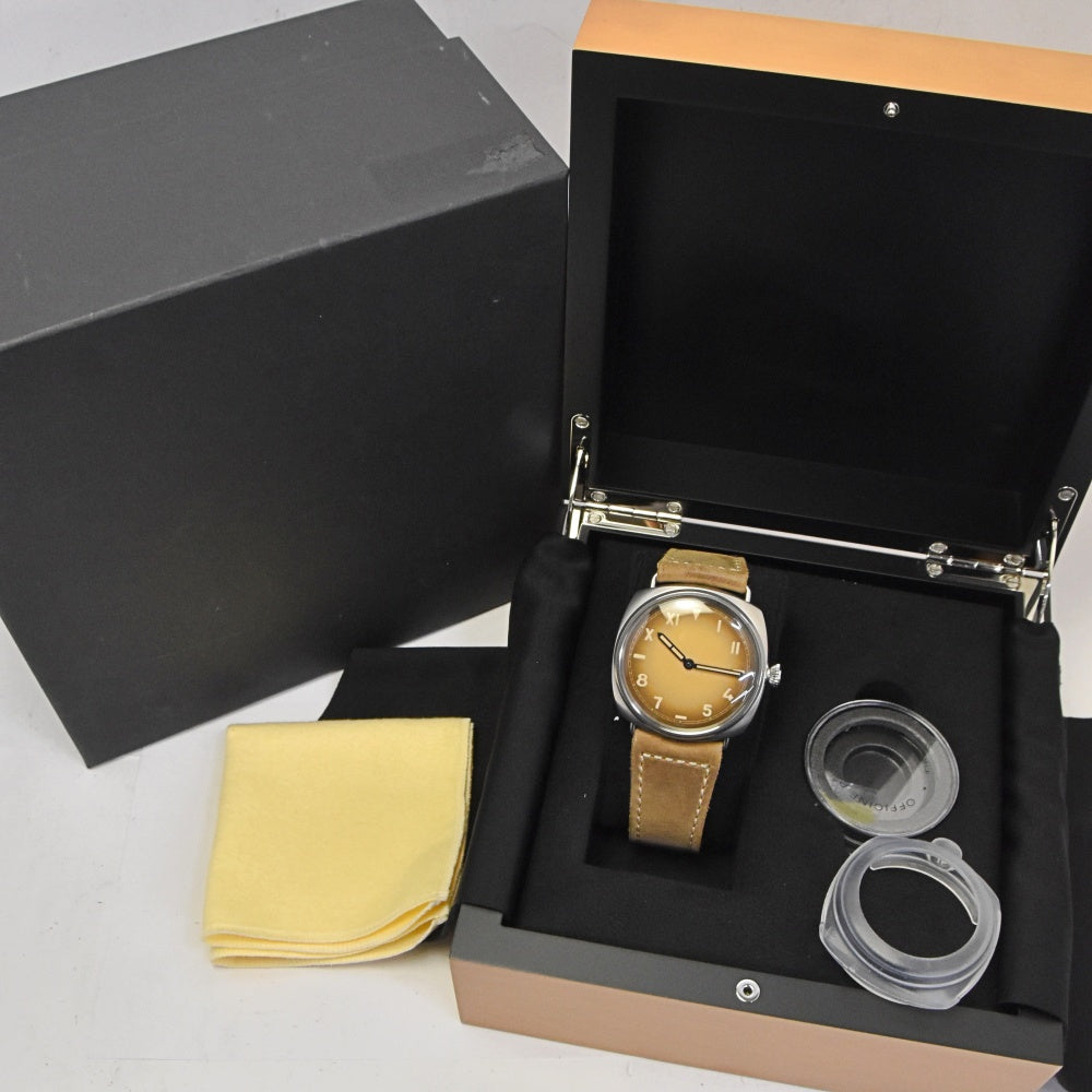 with paper PANERAI Radiomir California PAM00931 Brown gradation Dial Hand Winding Men's
 Watch C#142020