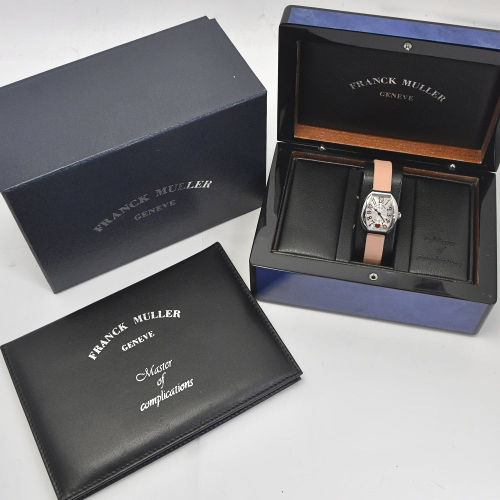 with paper FRANCK MULLER Heart to Heart 5002SQZC6HJ Silver Dial Quartz Ladies
 Watch E#142024