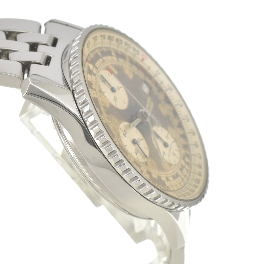 BREITLING Old Navi Timer A13022 Chronograph Tropical Dial Navy Dial Automatic Men's
 Watch E#142030