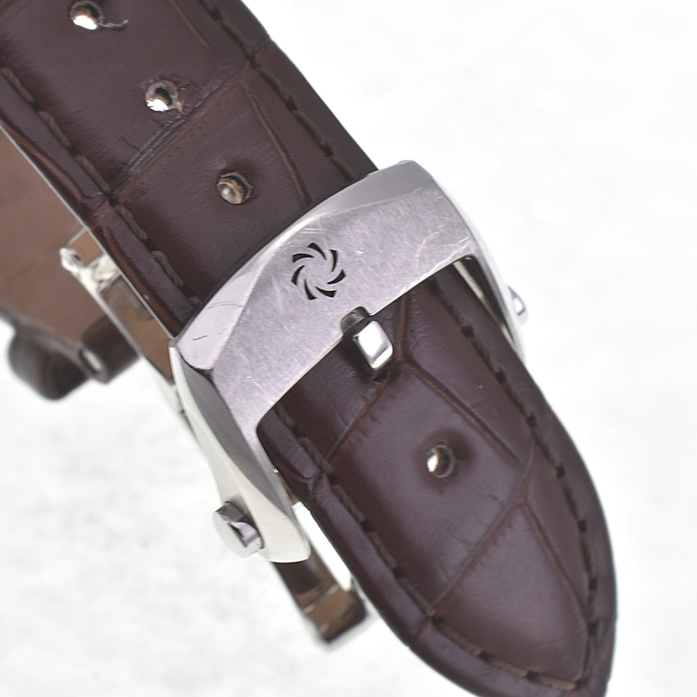 with paper CARL F.BUCHERER Manero Peripheral 00.10917.08.83.11 Diamond Bezel Brown shell Dial Automatic Men's
 Watch C#142031