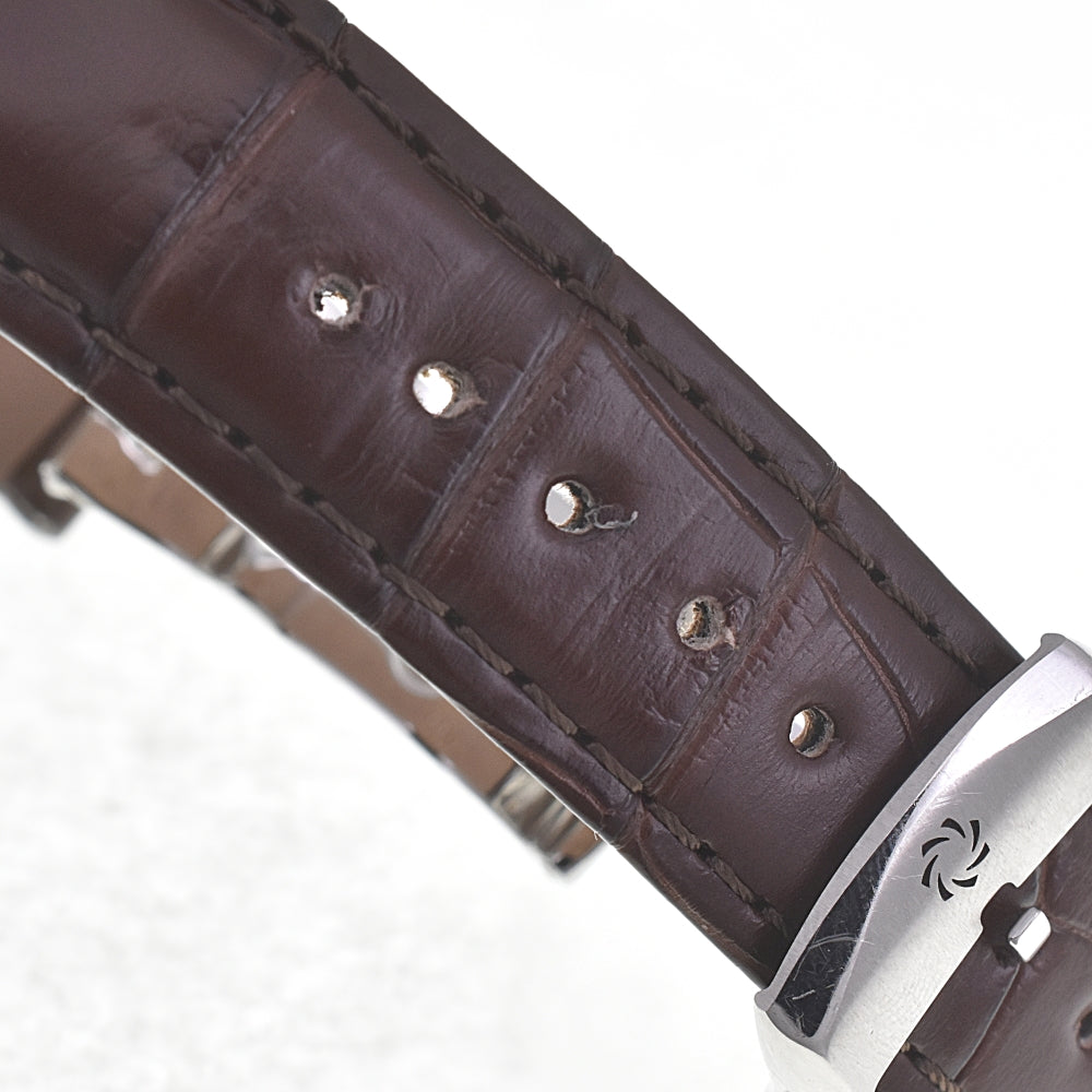 with paper CARL F.BUCHERER Manero Peripheral 00.10917.08.83.11 Diamond Bezel Brown shell Dial Automatic Men's
 Watch C#142031