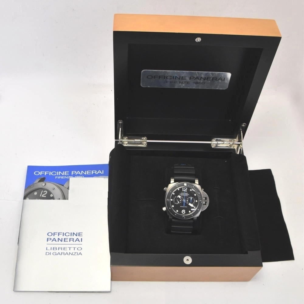 PANERAI Luminor Submersible 1950 PAM00615 Flyback chronograph black Dial Automatic Men's
 Watch C#142033