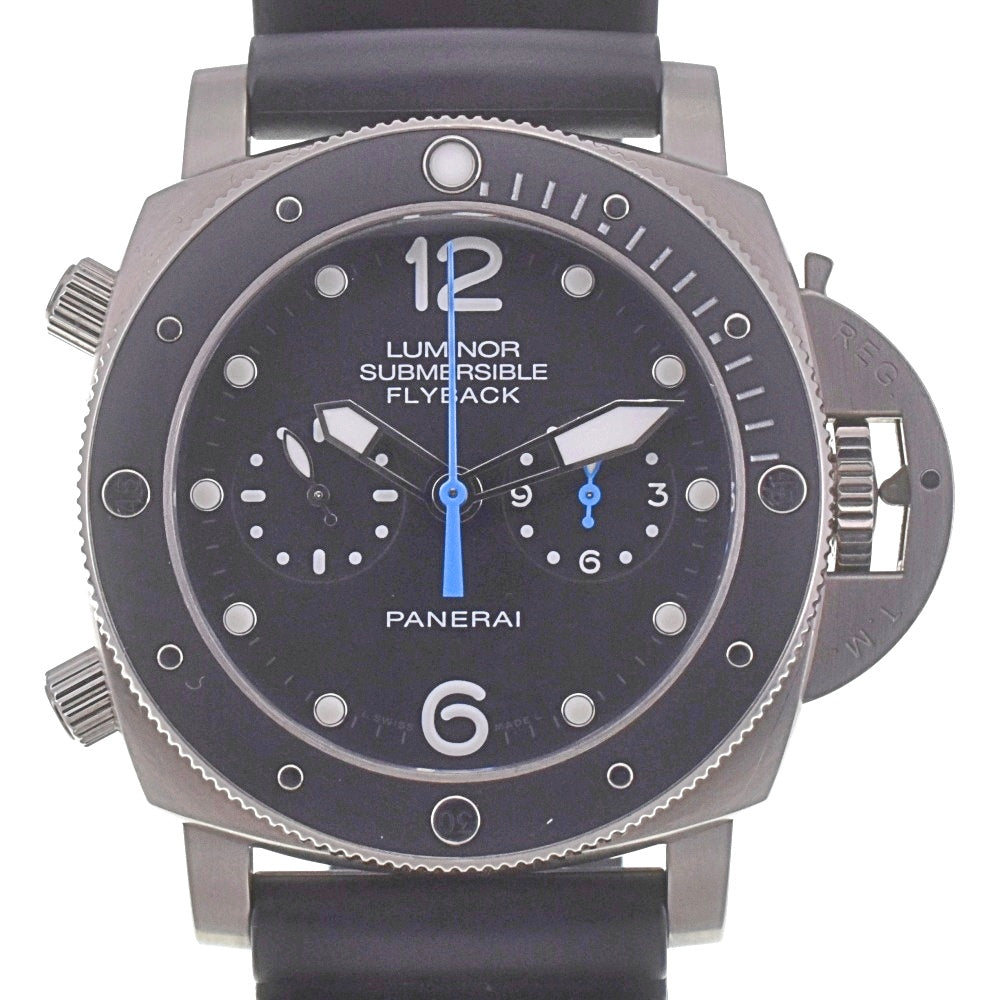 PANERAI Luminor Submersible 1950 PAM00615 Flyback chronograph black Dial Automatic Men's
 Watch C#142033