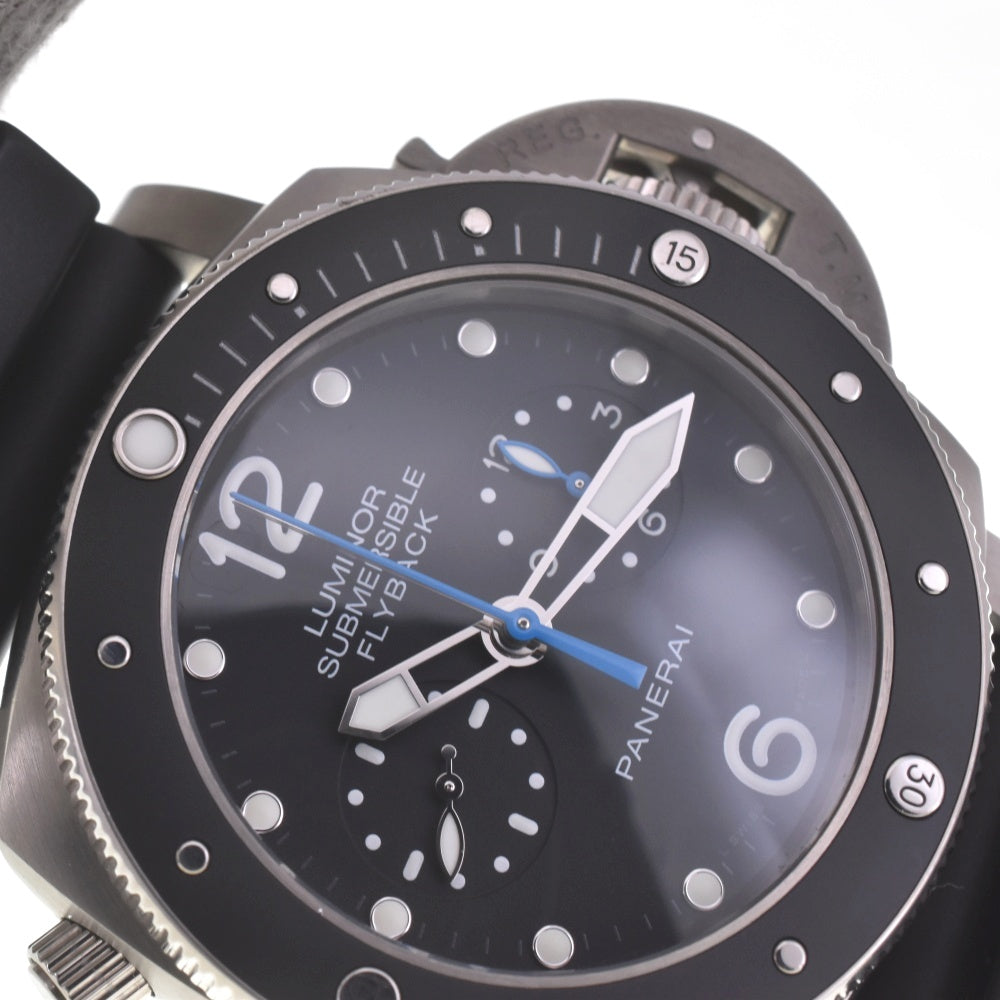 PANERAI Luminor Submersible 1950 PAM00615 Flyback chronograph black Dial Automatic Men's
 Watch C#142033