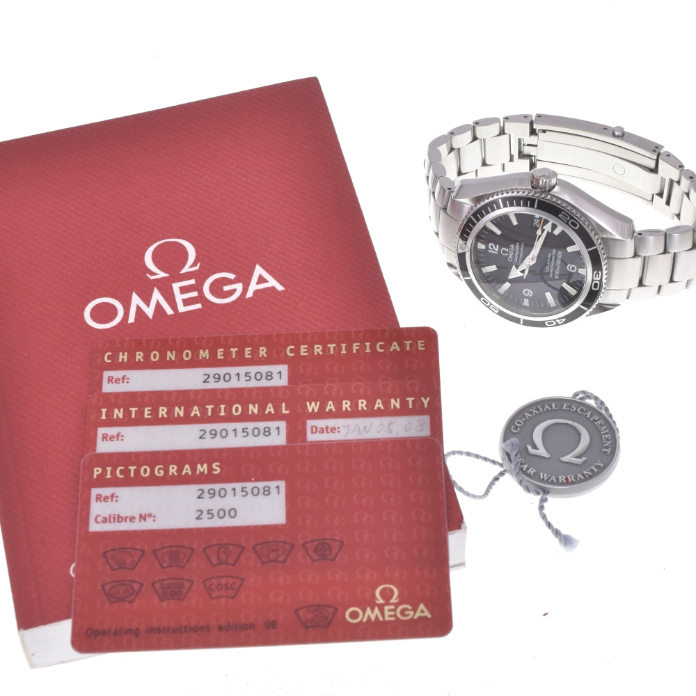 with paper OMEGA Seamaster 2901.50.81 CO-AXIAL black Dial Automatic Men's
 Watch K#142051