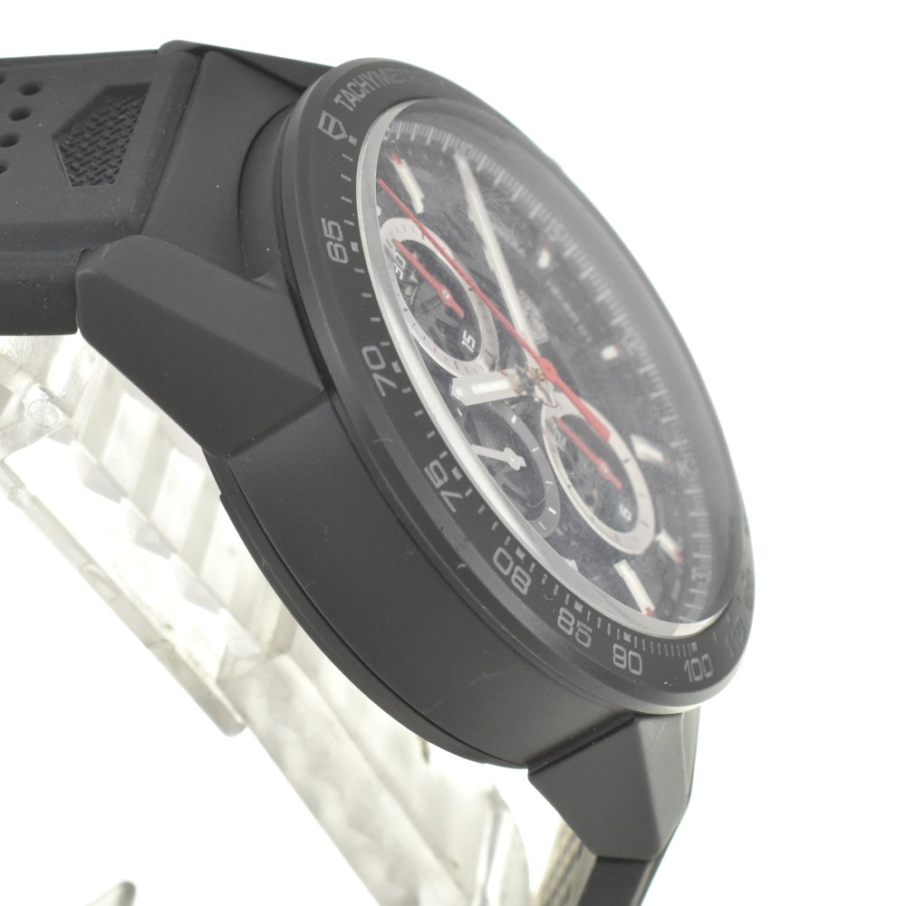 with paper TAG HEUER Carrera CAR2090.FT6088 Caliber Heuer 01 skeleton Dial Automatic Men's
 Watch E#142052