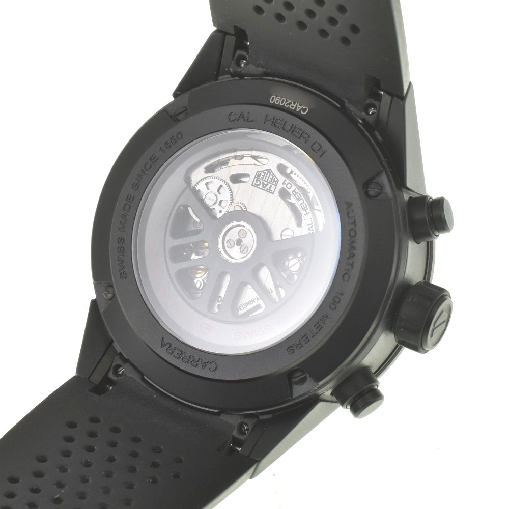 with paper TAG HEUER Carrera CAR2090.FT6088 Caliber Heuer 01 skeleton Dial Automatic Men's
 Watch E#142052