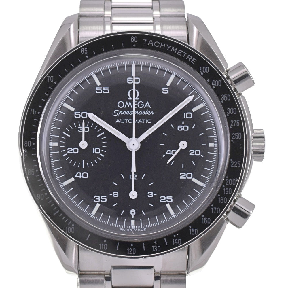 with paper OMEGA Speedmaster 3510.50 Chronograph black Dial Automatic Men's
 Watch H#142053