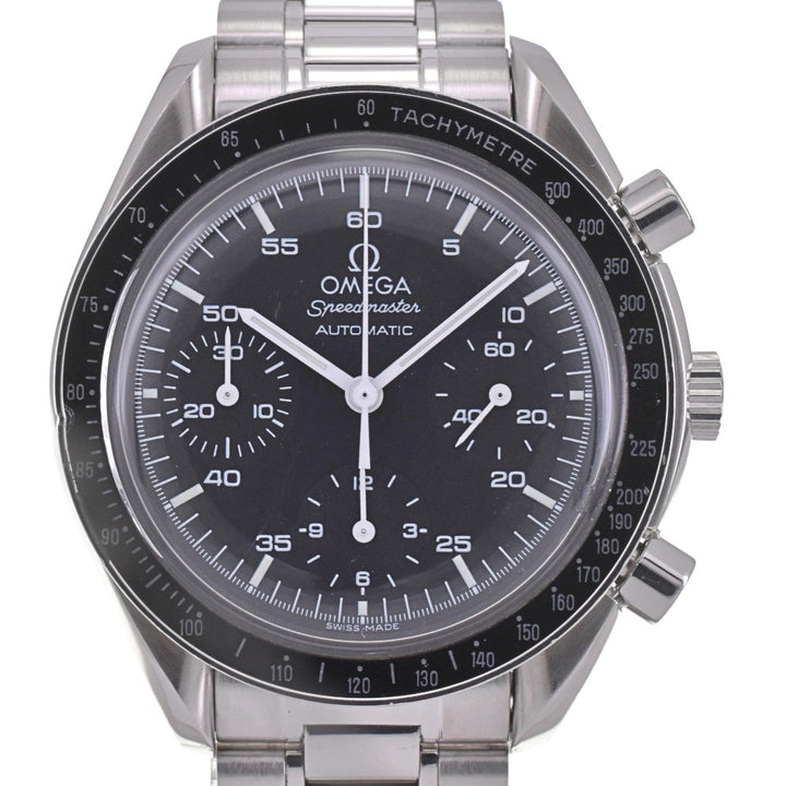 with paper OMEGA Speedmaster 3510.50 Chronograph black Dial Automatic Men's
 Watch H#142053