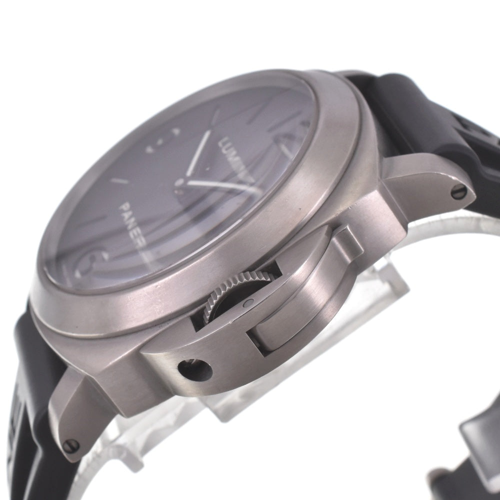 PANERAI Luminor base PAM00176 Titanium / rubber black Dial Hand Winding Men's
 Watch E#142054