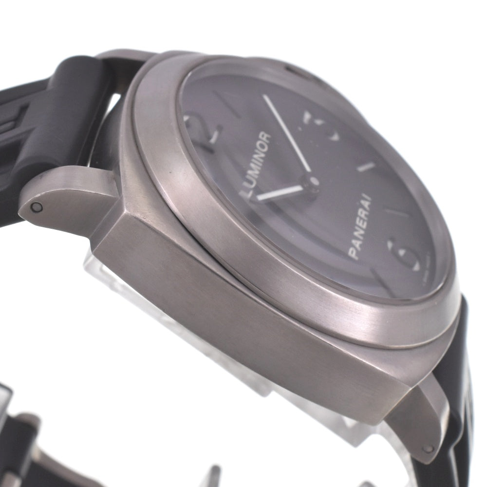 PANERAI Luminor base PAM00176 Titanium / rubber black Dial Hand Winding Men's
 Watch E#142054