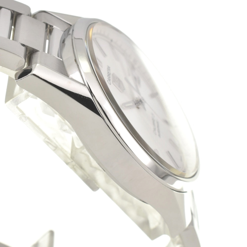 with paper TAG HEUER Carrera Caliber 5 WAR211B Silver Dial Automatic Men's
 Watch D#142056