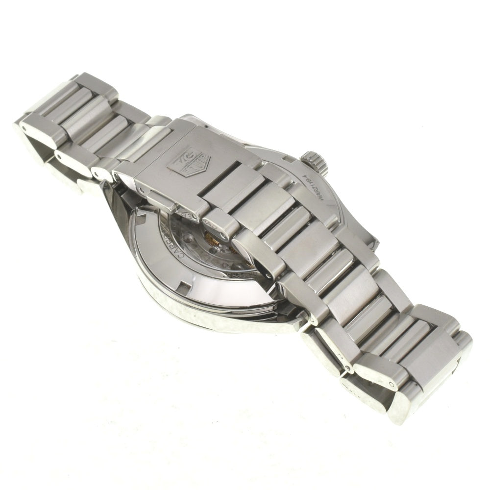 with paper TAG HEUER Carrera Caliber 5 WAR211B Silver Dial Automatic Men's
 Watch D#142056