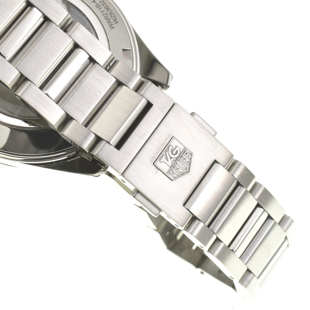 with paper TAG HEUER Carrera Caliber 5 WAR211B Silver Dial Automatic Men's
 Watch D#142056