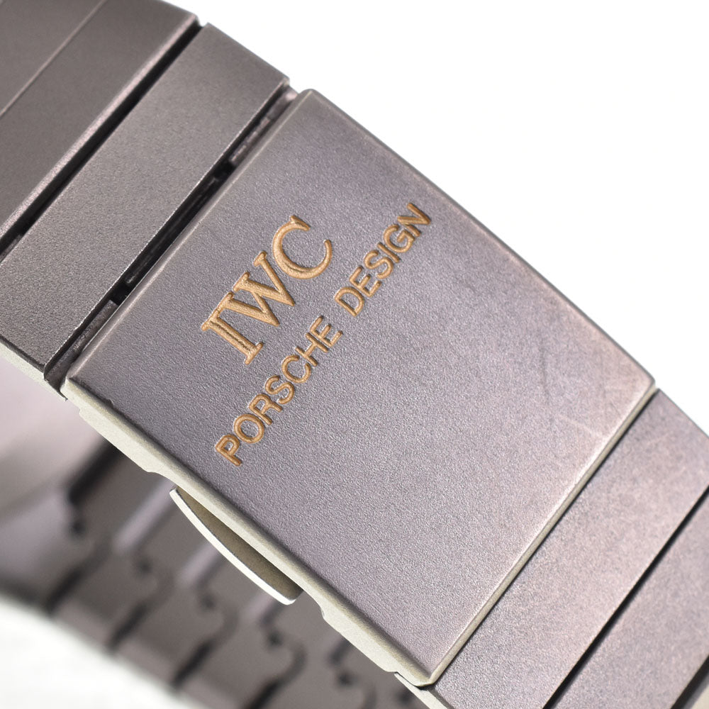 Porsche Design by IWC 11027 Titanium Chronograph Date black Dial Quartz Men's
 Watch J#142060