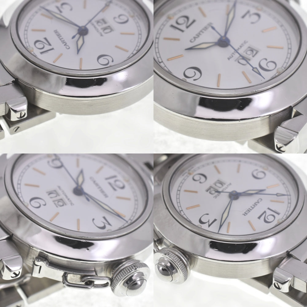CARTIER Pasha C Big Date W31044M7 white Dial Automatic Unisex
 Watch D#142063