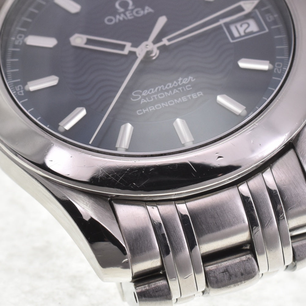 OMEGA Seamaster 2501.81 Date chronometer blue Dial Automatic Men's
 Watch I#142069