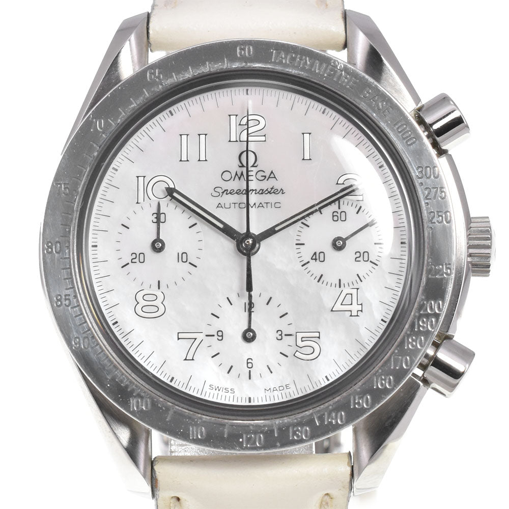 OMEGA Speed master reduced 3802.70.56 Chronograph White shell Dial Automatic Unisex
 Watch H#142070