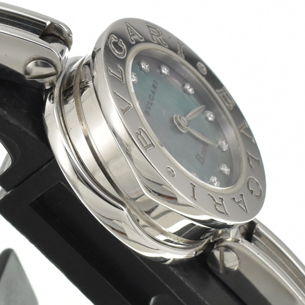 BVLGARI B.zero1 BZ22S 12P diamond Blue shell Dial Quartz Ladies
 Watch E#142071