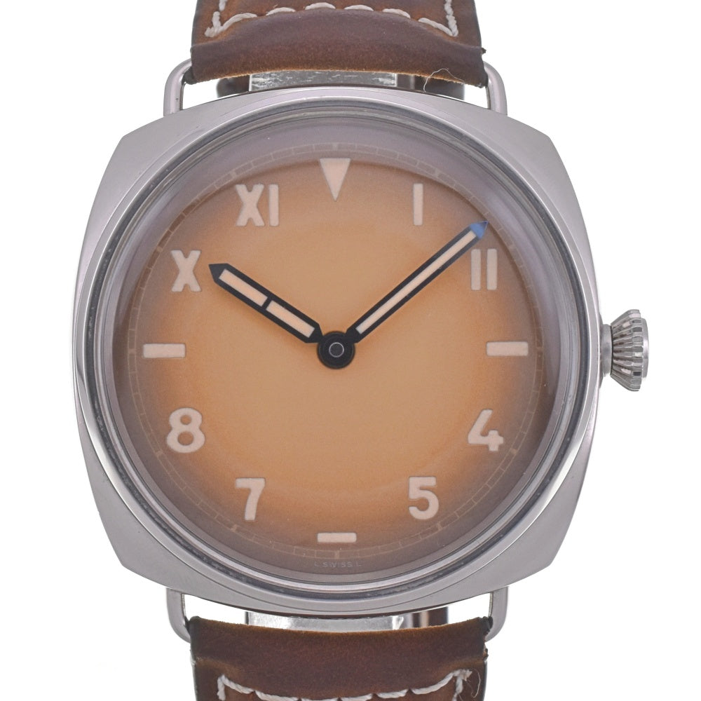with paper PANERAI Radiomir California PAM00931 Brown gradation Dial Hand Winding Men's
 Watch C#142075
