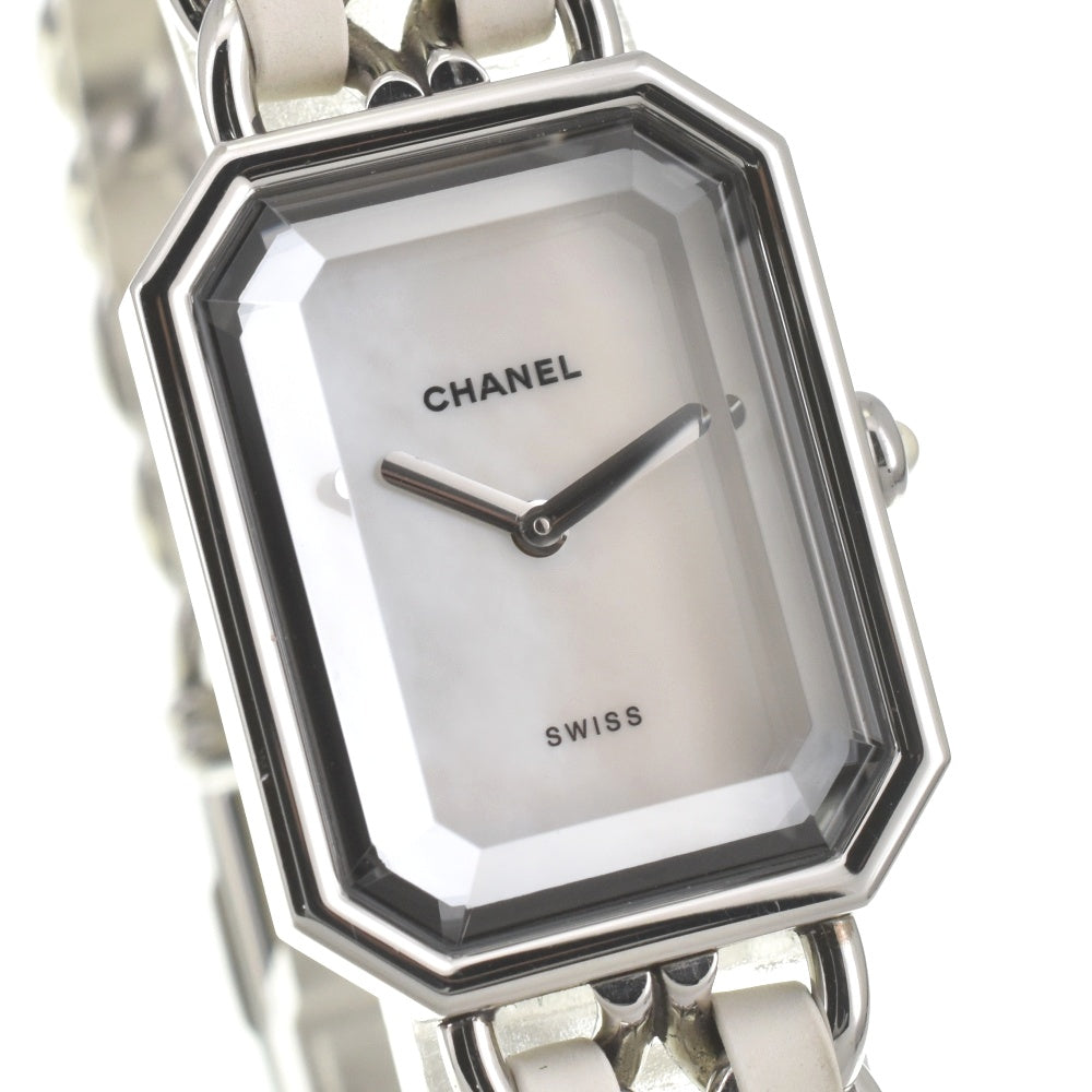 CHANEL Premiere L H1639 White shell White shell Dial Quartz Ladies
 Watch D#142076