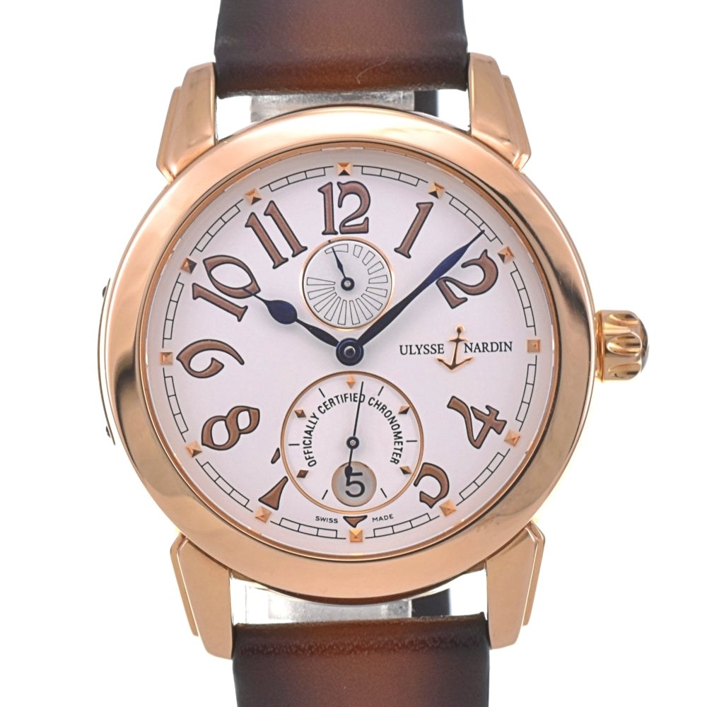 Ulysse Nardin Yuris Ref.276-88 K18PG Silver Dial Automatic Men's
 Watch Z#142083