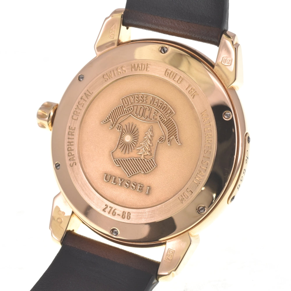 Ulysse Nardin Yuris Ref.276-88 K18PG Silver Dial Automatic Men's
 Watch Z#142083