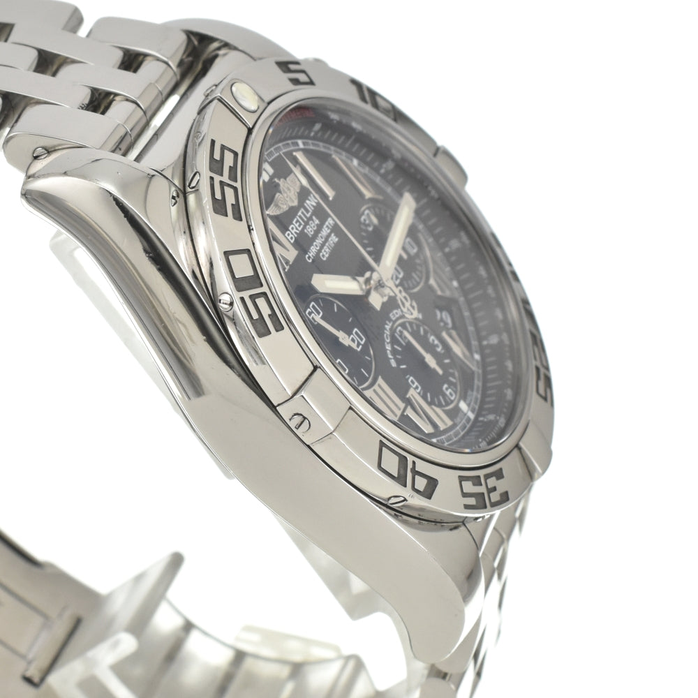 BREITLING Chrono mat 44 AB0110 Chronograph Date black Dial Automatic Men's
 Watch E#142086