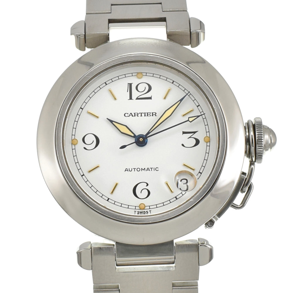 CARTIER Pasha C W31015M7 Date white Dial Automatic Unisex
 Watch E#142087
