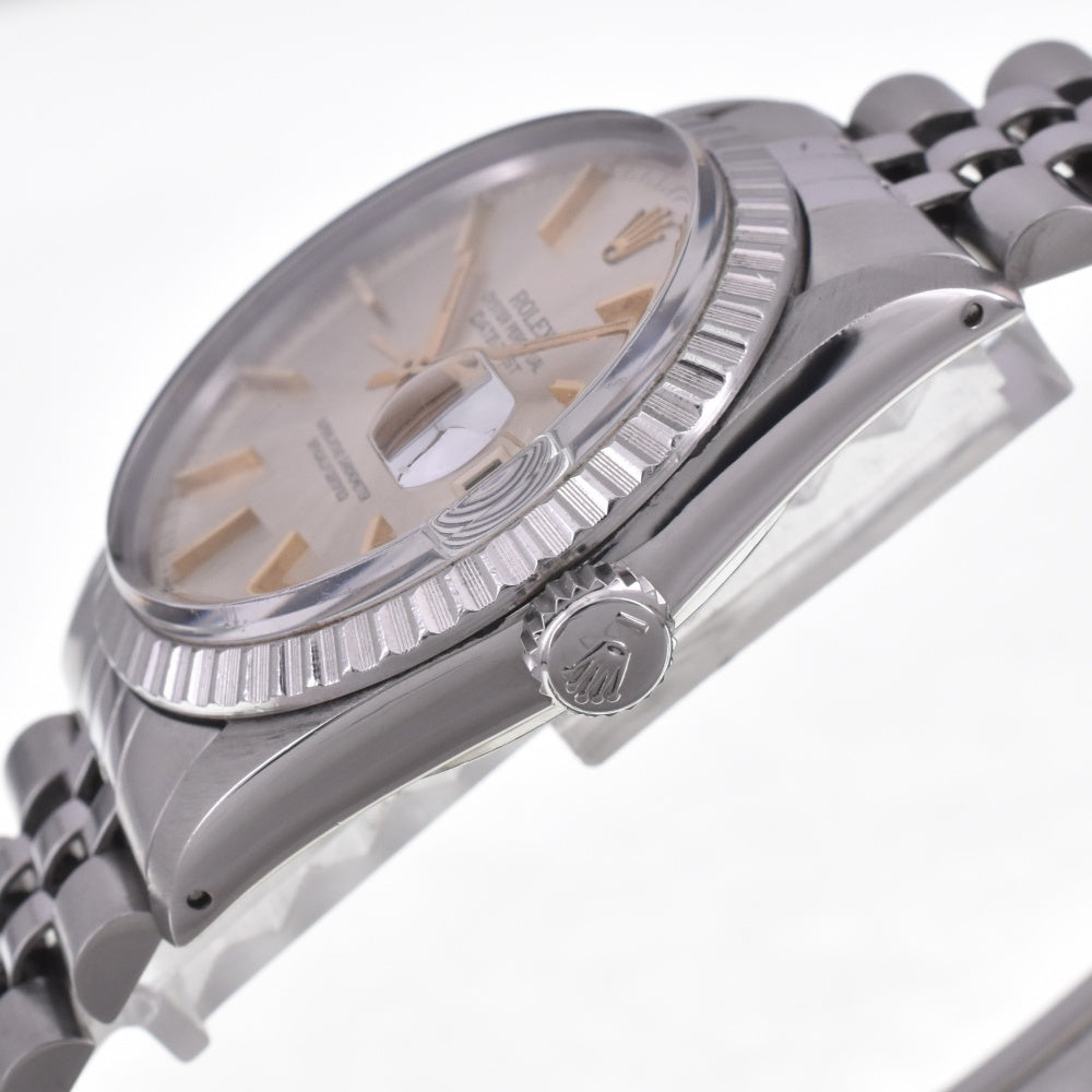 ROLEX Oyster Perpetual DATEJUST 16030 vintage Cal.3035 Silver Dial Automatic Men's
 Watch E#142100