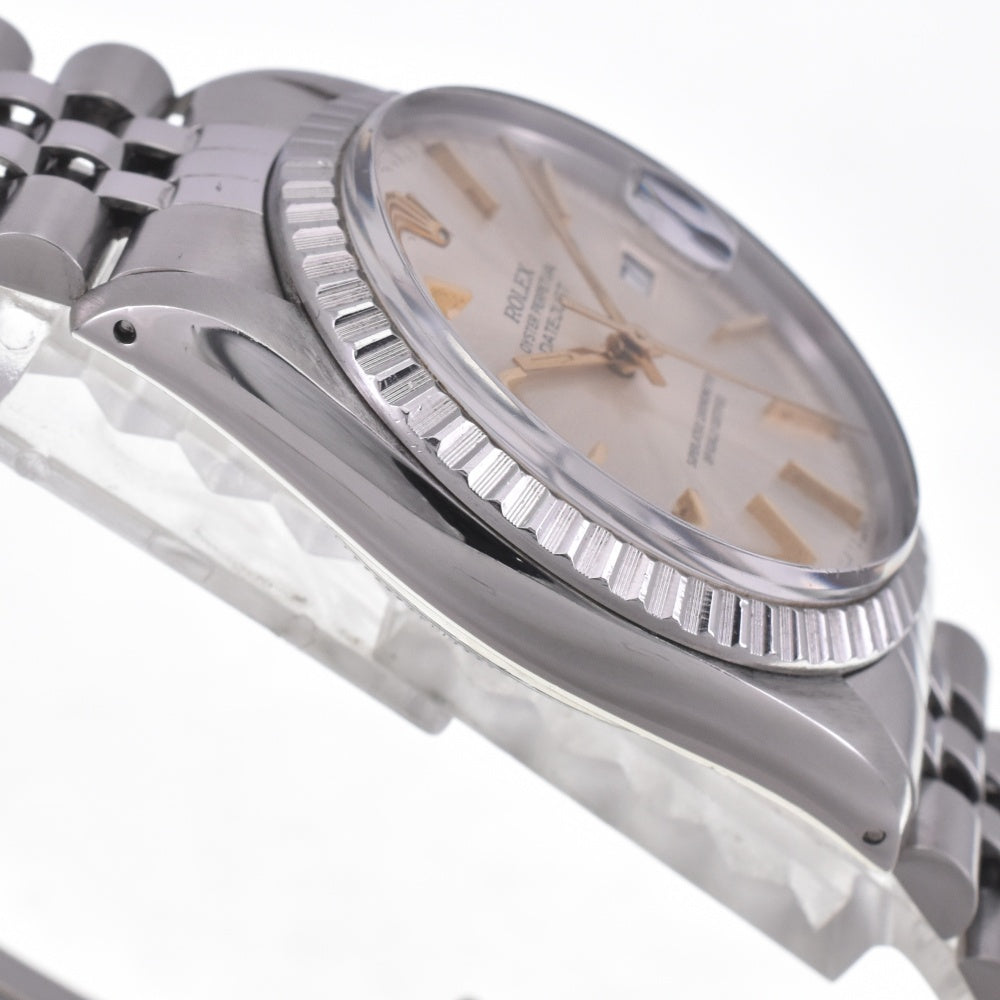 ROLEX Oyster Perpetual DATEJUST 16030 vintage Cal.3035 Silver Dial Automatic Men's
 Watch E#142100